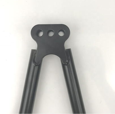 Preto 13 5/8 &quot;SPRINT CAR JACOBS ESCALDEIA COM CARTAS CROMOLY 4130 Posição frontal 1&quot; x 1/4&quot; x 7&quot; espessura da parede 0,065&quot; Alumínio
