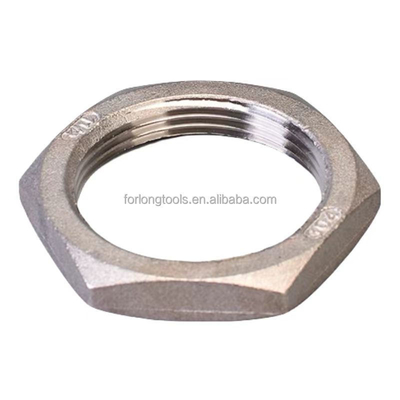 5/8-18 Hex Jam Nuts Fechada de aço inoxidável Hexagon Inch Thread Measurement System Imperial Inch para Indústria Geral