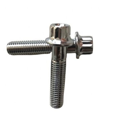 12 PT BBS RS/RX Bolas de aro dividido M7 x 32 Aço cromado para desempenho padrão DIN