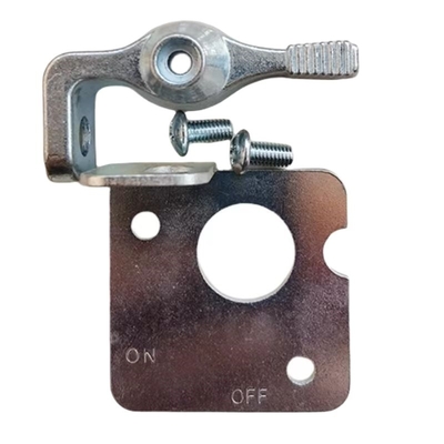 Kit de alavanca de bloqueio de prata universal para interruptor de A / C na bateria do carro Mestre desconecte o interruptor Car Make Car Amarelo Vermelho