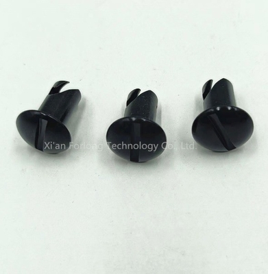 Acessórios universais para carros Cúpula de aço Quarta cabeça botões de giro Dzus 5/16&quot;*0.5&quot; Preto com fácil instalação