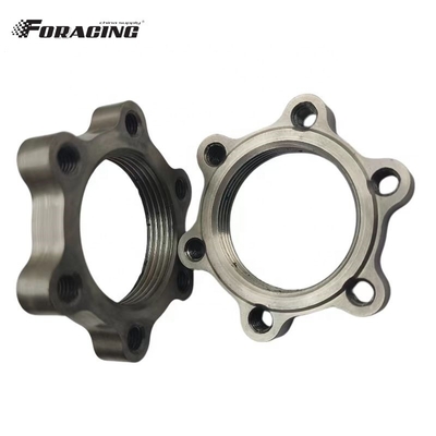 - Direct Universal Car Racing Silver Titanium GR5 Spindle Locking Nut para Montagem Universal de Carros e Engenharia de Precisão