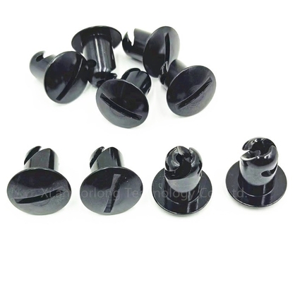 Universal preto 7/16 &quot;x.550&quot; Alumínio Dzus Dúpulo botões de cabeça A adição perfeita para o seu arsenal de fixação
