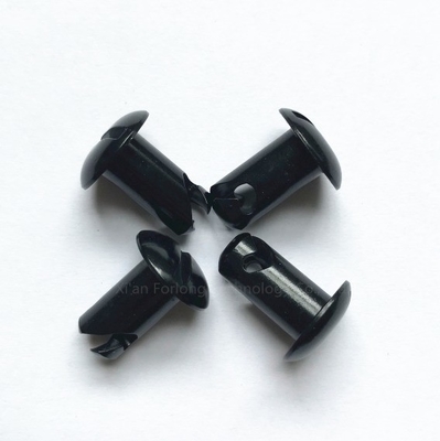 Universal preto 7/16 &quot;x.550&quot; Alumínio Dzus Dúpulo botões de cabeça A adição perfeita para o seu arsenal de fixação