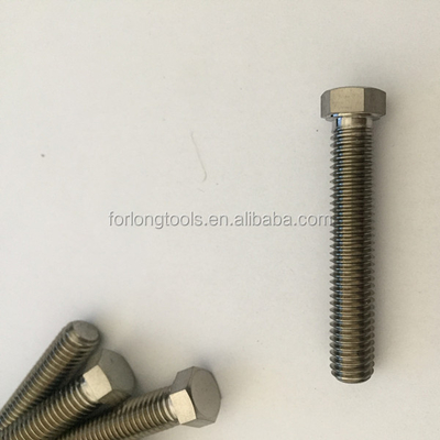 Resistência Performance Natural Finish SPRINT CAR TITÁNIO RADIUS ROD BOLT 1/2 &quot;-20 x 1-3/8&quot; Hex Head Bolts com padrão DIN
