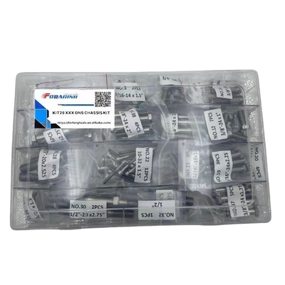 Universal Sprint Car Bolt Kit Triple X Chassis com Q / C R / R S / P e Titânio Completo Grau 8 Bolt Set 29 Peças