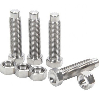OE padrão NO. Titânio GR5 Nano Micro Sprint 3/8 &quot;-16 1.8&quot; parafusos longos com tecnologia de revestimento de titânio natural