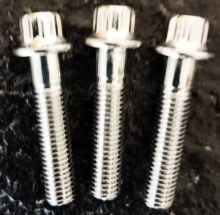 Finitura de deslizamento padrão DIN M7 x 32 12 PT parafusos e porcas de bloqueio de nylon M7 para rodas BBS em acabamento de aço zinco