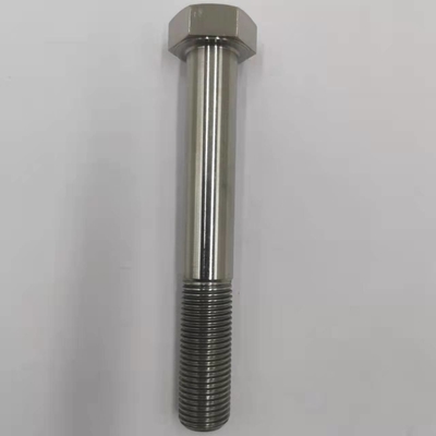 6AL-4V liga de titânio acabamento natural cabeça hex bolto 1/2 &quot;-20 x 4,5&quot; construção pesada componente essencial
