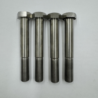 6AL-4V liga de titânio acabamento natural cabeça hex bolto 1/2 &quot;-20 x 4,5&quot; construção pesada componente essencial
