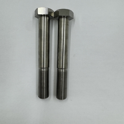 6AL-4V liga de titânio acabamento natural cabeça hex bolto 1/2 &quot;-20 x 4,5&quot; construção pesada componente essencial