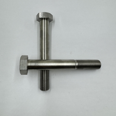 6AL-4V liga de titânio acabamento natural cabeça hex bolto 1/2 &quot;-20 x 4,5&quot; construção pesada componente essencial