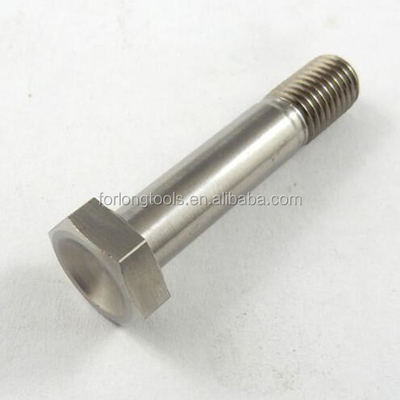 DIN Standard GR5 Titânio Hex cabeça parafusos 1/2 &quot;-20 x 4,5&quot; parafusos de estribo com acabamento natural 6AL-4V liga de titânio