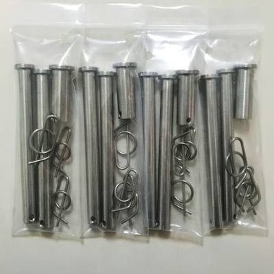 Kit de alfinetes de escada Jacobs com acabamento natural Grade GR5 Tamanho 3/8 * 1.3 e 3/8 x 3.71 1/2 x 1.3 em Benefício Gr5 de Titânio