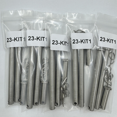 DIN Standard GR5 Grade Titanium Pin Kit para escada Jacobs 3/8 x 3.71 e 1/2 x 1.3 Clips incluídos