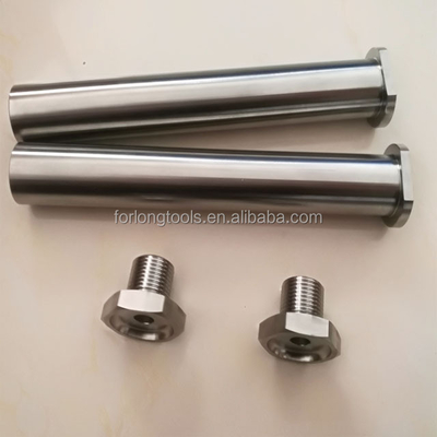 Finalização natural 5/8&quot;-18 Pin Rei Anão Titânio para Sprint Spindle Nut padrão DIN Feito de liga de titânio 6AL-4V