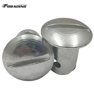 Universal Sprint Car Parts 7/16&quot; *.500&quot; Dome Head Quarter Turn Stud com fixações Dzus de aço