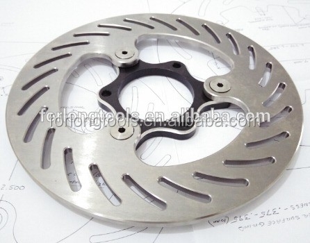250MM disco do rotor do travão traseiro para KX 125 250 KX F 250 KLX R 450 Peças de reposição de motocicleta Material de titânio e durável