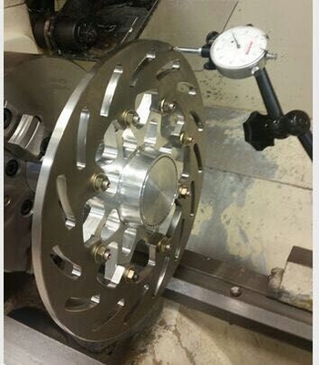 250MM disco do rotor do travão traseiro para KX 125 250 KX F 250 KLX R 450 Peças de reposição de motocicleta Material de titânio e durável
