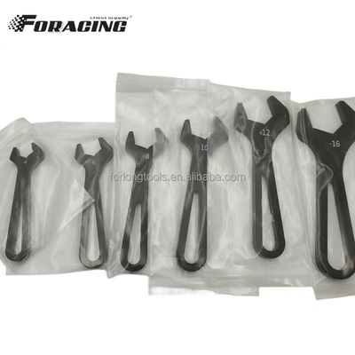 Universal Black Racing AN Chave de engrenagem AN Chave para Sprint Car Tool Sets An4-An16 6PCS Um kit Alumínio leve