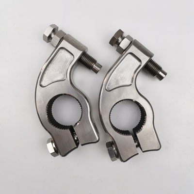1 3/4 &quot;Split Titânio Sprint Car Torsion Stop Universal Fit com 1 1/8&quot; Spline Pinch e ajustador para parafusos Incluído