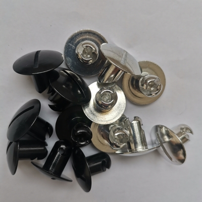 Substituição/Reparação Propósito Preto Grande 1 polegada 7/16&quot;.500 Alumínio Dzus Fixações para Sprintcar Quarter Turn