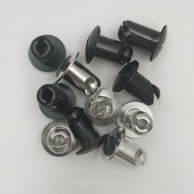 OE NO. Universal.500 Negro Quarter Turn Fasteners Sprintcar com Grip Alumínio Dzus Botão Dome Head