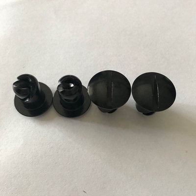 Instalação Universal de Carros.500 Preto Alumínio Dzus Botão Cúpula Cabeça Quarto Torno Fixações para Reparação / Substituição de Sprintcar