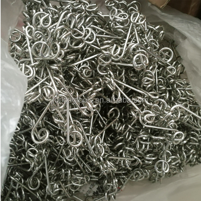 Universal Car Fitment Prata Dzus Spring Grip.375 Fast Turn Fasteners Feito de aço inoxidável para corridas Sprintcars