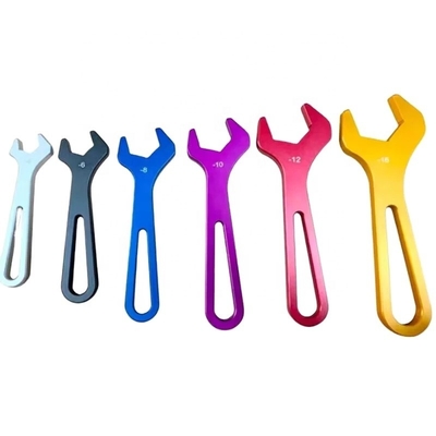 Universal AN Spanner Alumínio Billet Racing Tool Sets 6 pcs Um Kit AN4-AN16 Chaves de carro Sprint para corrida e ajuste
