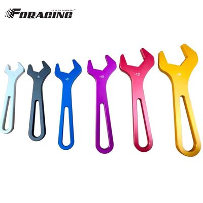 Universal AN Spanner Alumínio Billet Racing Tool Sets 6 pcs Um Kit AN4-AN16 Chaves de carro Sprint para corrida e ajuste