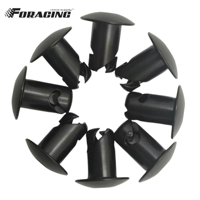 Universal OE NO. 7/16 &quot;Alumínio Dzus Botão Dome Allen Head Quarter Turn Fasteners 0,500&quot; Preto Superior Performance