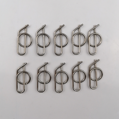 304SS Jacobs Ladder Pin Rue Clip Aço inoxidável 3/8 &quot;Sprint Car Quick Release Clevis Pin Clip para montagem de carro universal