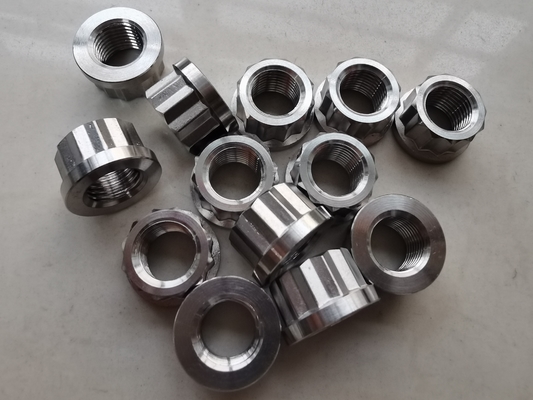 Ano Universal Prata Universal 1/2&quot; -20 12 PT FLANGE NUTS Titânio para Montagem Universal de Carros