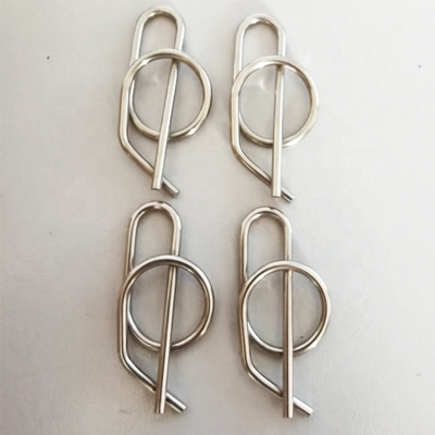 Universal Rue Clip de aço inoxidável de prata zinco 1/2 &quot;Clevis Pin para escada de Jacobs