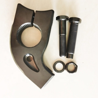 Universal Year Preto PVD Titânio Torsion Stop 1 3/4 &quot;Split 1-1/8&quot; Spline e 7/16 Ajustar parafusos 3/8&quot; Pin para carros de corrida
