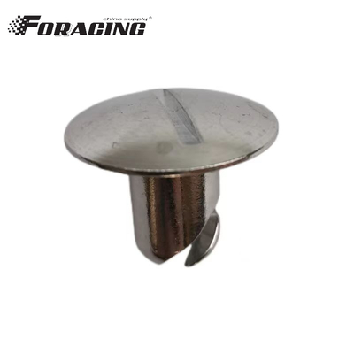 Universal Car Fitment 1&quot; Grande Cabeça 7/16&quot; x.500 Prata Alumínio Quarta Volta Dzus para Carros de Corrida Universal Fit