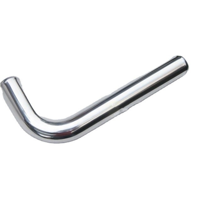 Atualize o seu Intercooler 1.8mm espessura tubo de entrada para o fluxo de ar ideal em dobrar 57MM ângulo reto em forma de L alumínio
