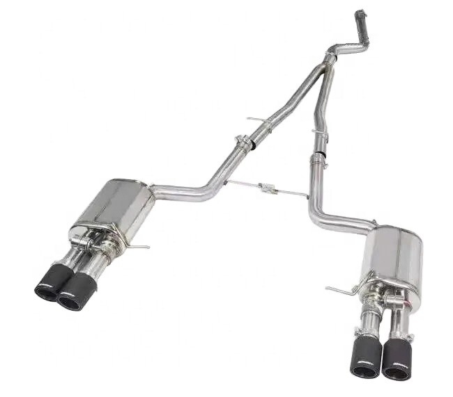 Tubos de escape de automóveis de superfície brilhante Substituição/reparação para BMW Série 5 520 523 525 528 530 535 F10 F18 Até M5