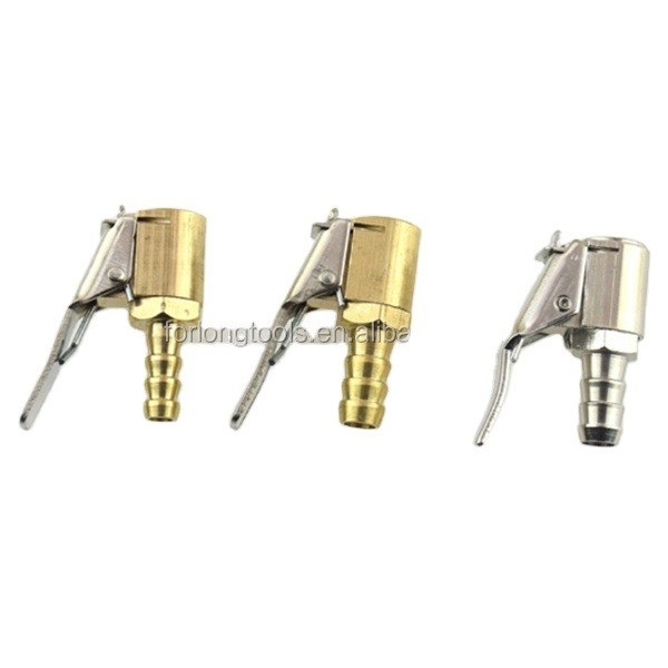 Universal Car Fitment 6mm mangueira de latão corpo Chuck de ar com pinça de liga de zinco A solução definitiva de substituição / reparo