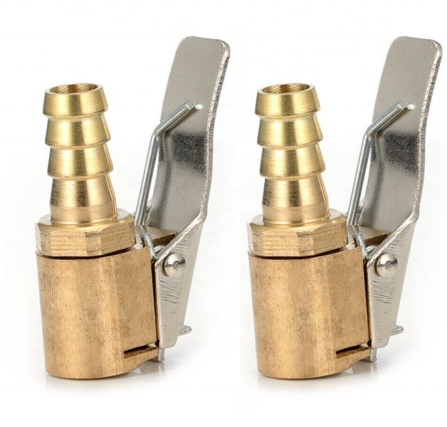 6MM 8MM Pneus de automóveis Pneus de rodas Chuck de ar inflador de bomba conector de válvula de clipe para veículos universais prontos para envio