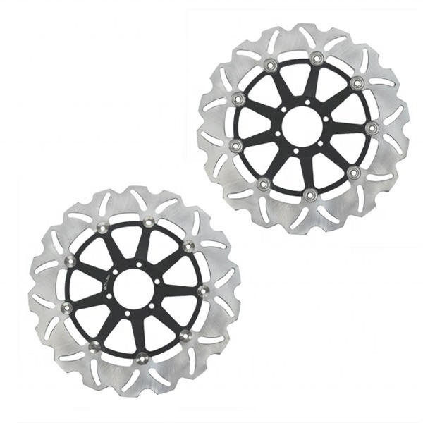 320mm OD Frente Esquerda Direita APRILIA FLOATING BRake DISC ROTORA F1 FUTURA 125 MX 125 RS 125 com 4,5 mm de espessura