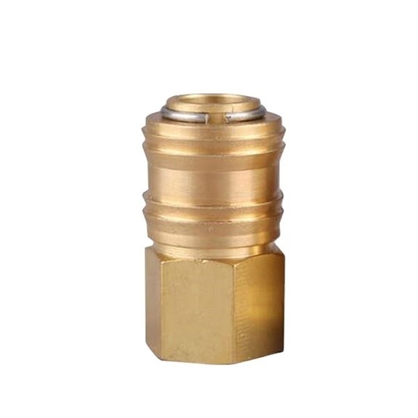 Máquina de perfuração e conexão de botão personalizada Forjada 45 graus de latão Grease Nipple 1/4 &quot;-28 UNF com suporte OEM