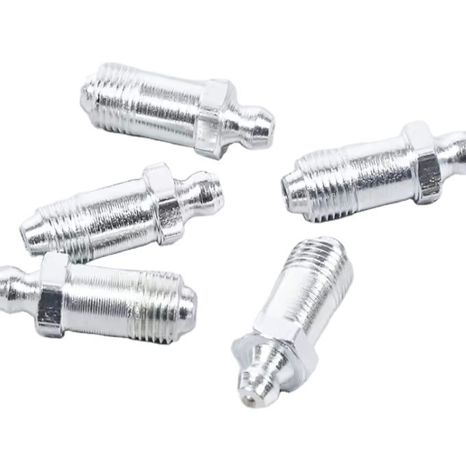 1/4&quot;-19 BSP Grease Nipple Cap aço inoxidável ajustável 90 graus para equipamentos de transporte suporte personalizado OEM