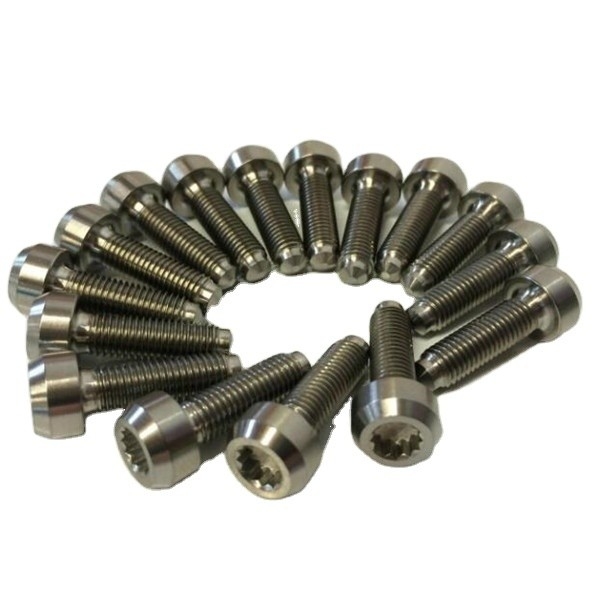 Grade GR5 Titânio Split Rim Bolts M7 x 24MM DIN padrão acabamento natural para suas necessidades de fabricação
