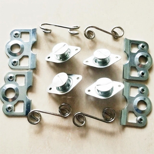 Substitua/repara Sprint Car.500 Tab Plate e molas de aço universal 7/16&quot; auto-ejetante Dzus para substituição