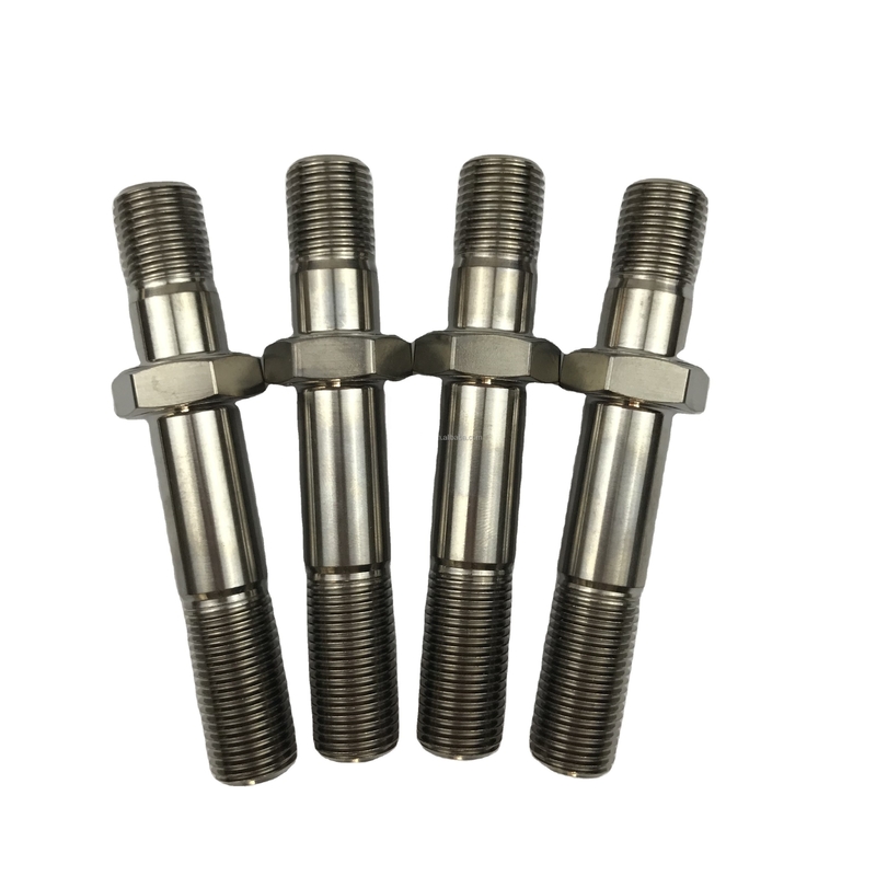 6AL-4V liga de titânio acabamento natural SPRINT CAR TITÁNIO RADIUS ROD BOLT 1/2 &quot;-20 x 1-3/8&quot; parafusos de cabeça hex com padrão DIN