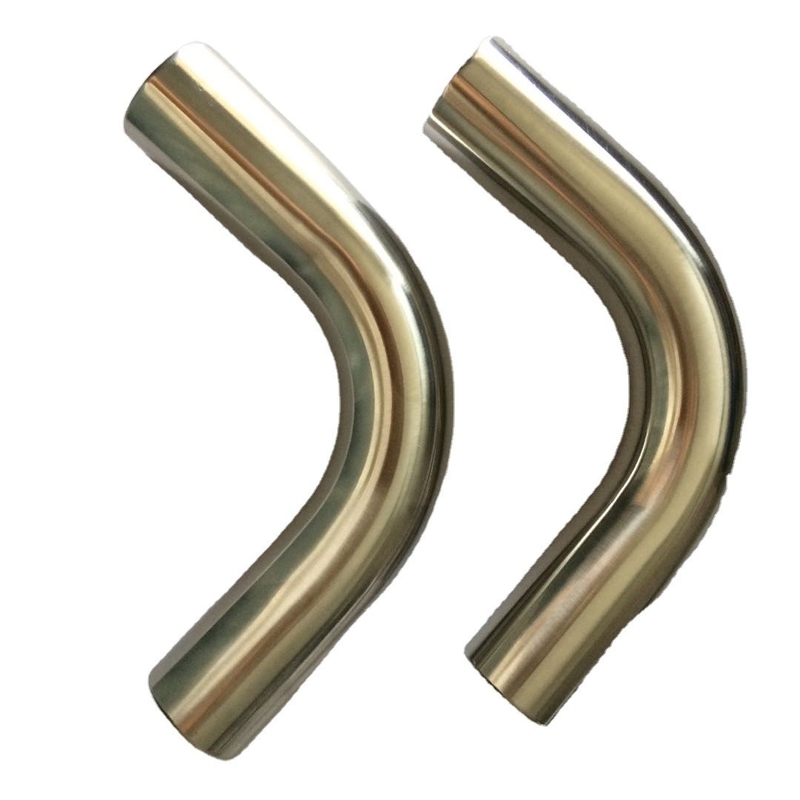 Conexão de soldagem 25mm * 1.5mm 90 graus tubo de escape de cotovelo feito de aço inoxidável 304 material para industrial