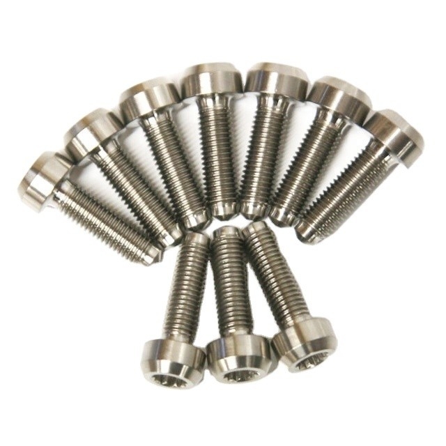 DIN Standard Titânio acabamento M7 * 24MM parafuso e perfeito para TITÁNIO SPLIT RIM roda pronta para o envio