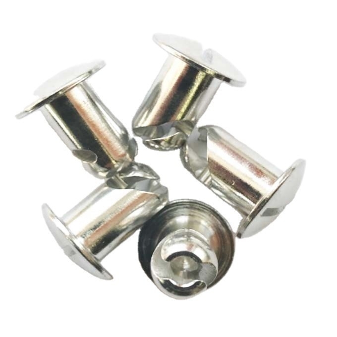 Universal Sprint Car Quarter Turn Prata Dzus 7/16*.500 Cabeça de ranhuras com mola 1 3/8&quot; Padrão Universal OE NO. Ano